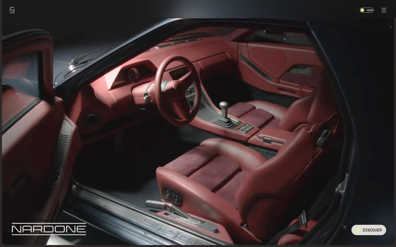 Nardone 928 restomod interior